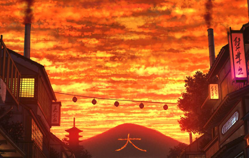 Photoshop風景画講座 夕焼け空と妖しげな街の描き方 Tasogare Ya Illustrarion Institute